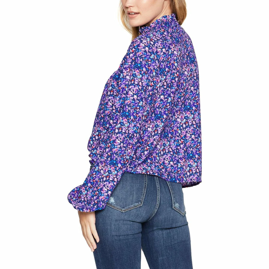 New π₯ BCBGeneration π© Womens Woven Floral Print Blouse π - Image 3
