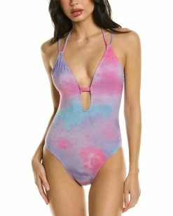 Flash Sale 💯 BCBGeneration Tie-Front Keyhole Mio One-Piece for 👩 women 😍
