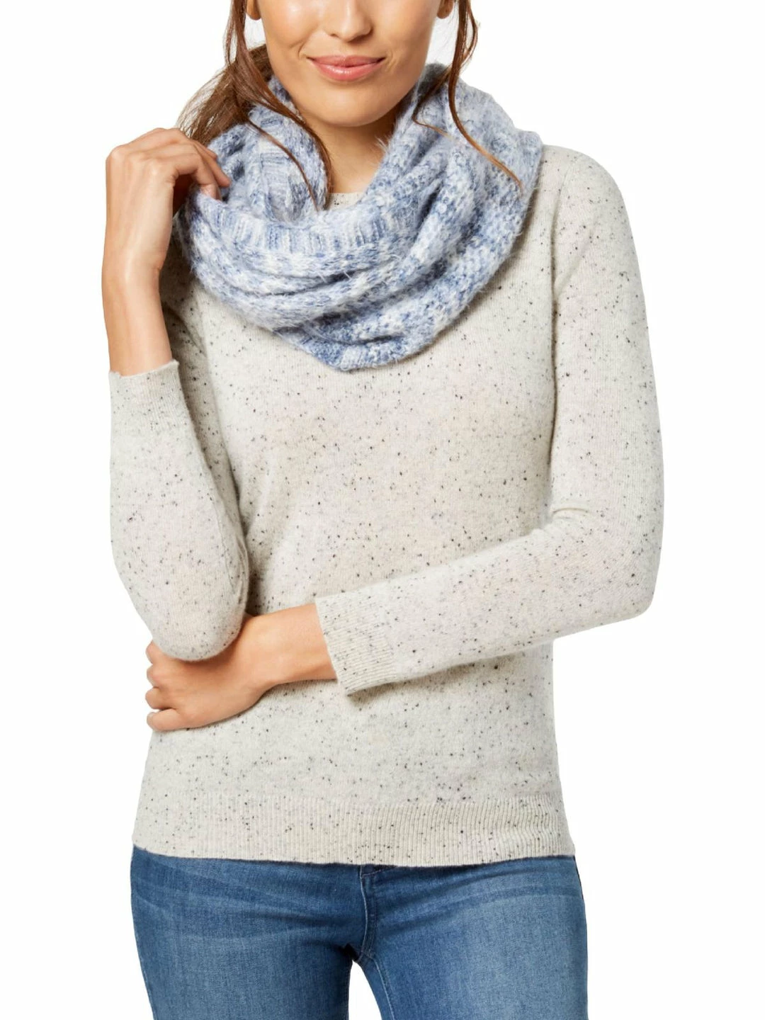 Cheap π₯° BCBGeneration π© Womens Space Dye Loop Infinity Scarf π