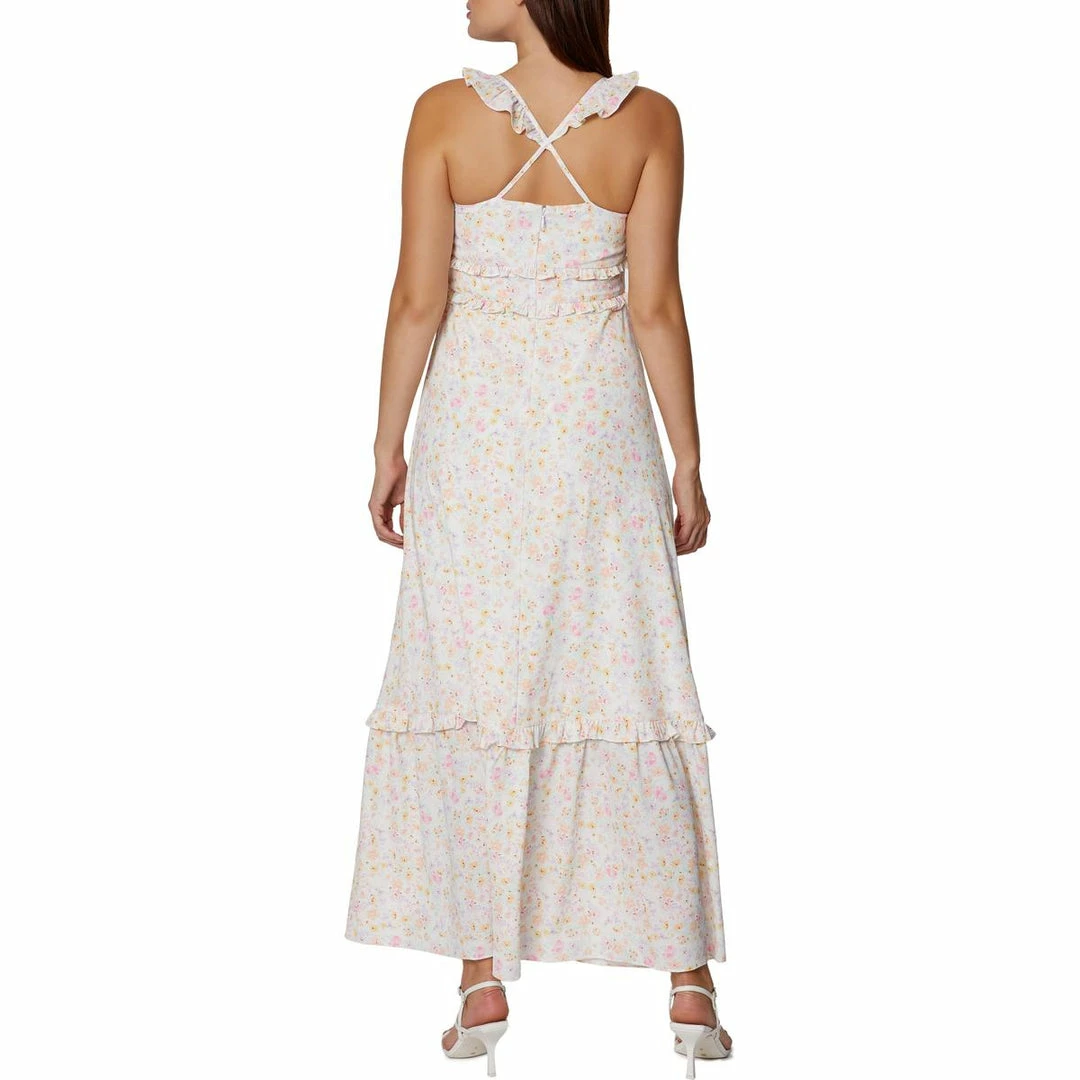 New π BCBGeneration π© Womens Floral Ruffled Maxi π Dress π₯ - Image 2