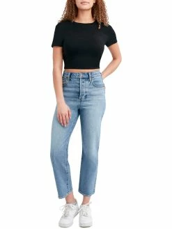 Best Sale 🧨 BCBGeneration 👩 Womens Cropped Short Sleeve T-Shirt ✔️