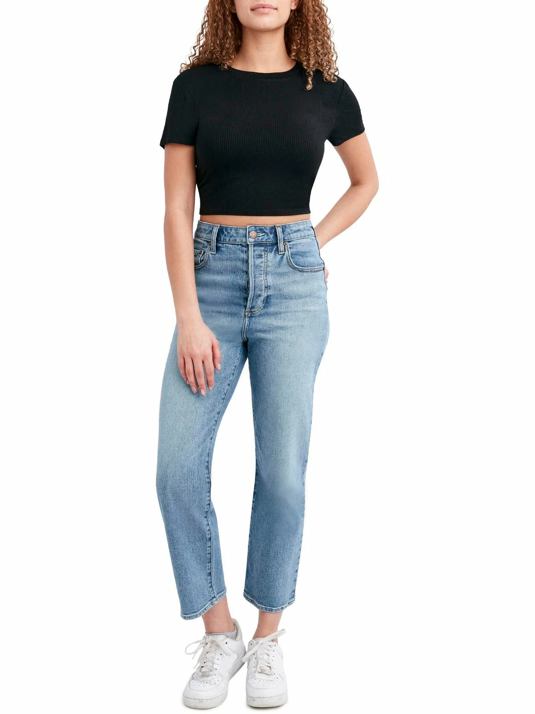 Best Sale 𧨠BCBGeneration π© Womens Cropped Short Sleeve T-Shirt βοΈ