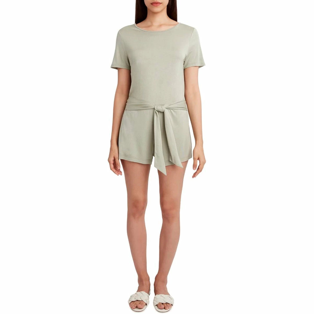 Budget π BCBGeneration π© Womens Knit Tie Waist Romper π€© - Image 2