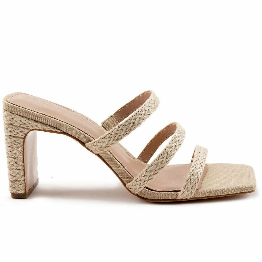 Outlet β€οΈ BCBGeneration Falla π© Womens Faux Leather Slip On π Dress π©΄ Sandals π - Image 2