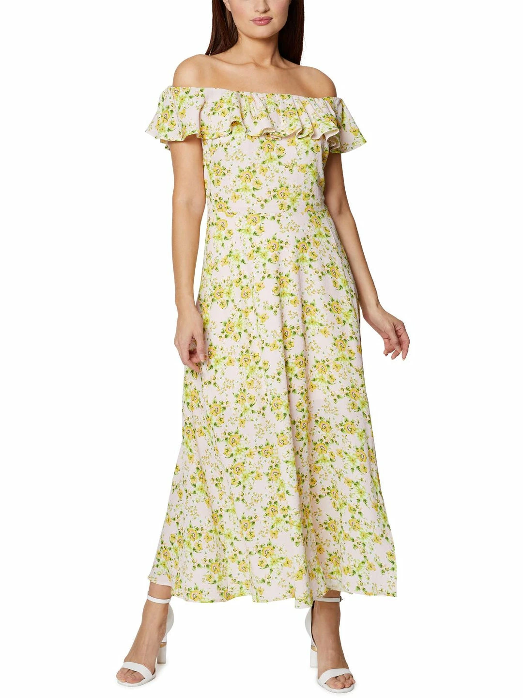 Budget β¨ BCBGeneration π© Womens Off-The-Shoulder Calf Midi π Dress π₯°
