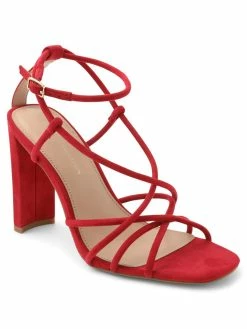 Flash Sale 🔔 BCBGeneration Wanni 👩 Womens Leather Strappy 👗 Dress 🩴 Sandals 🔔