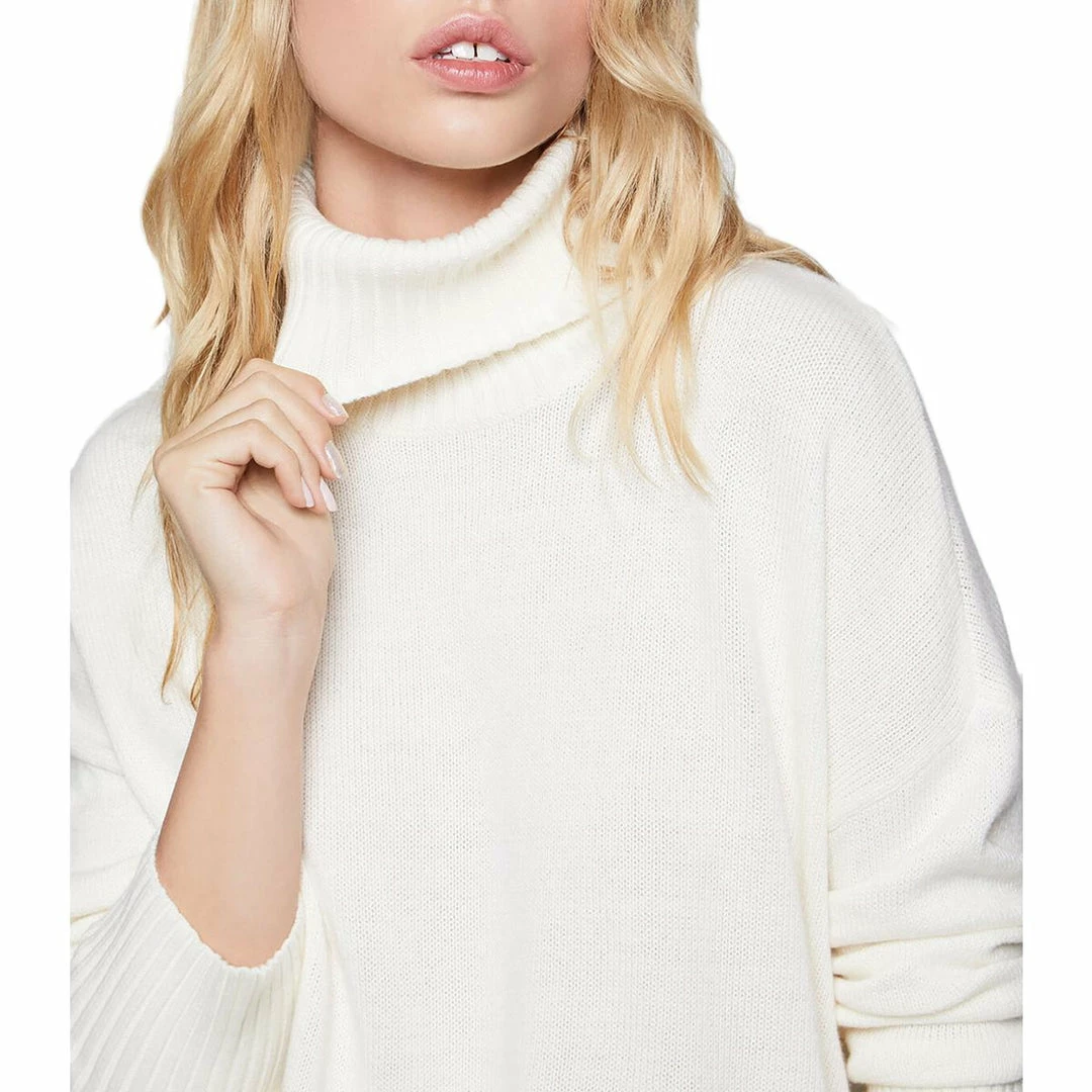 Best Pirce π BCBGeneration π© Womens High-Low Long Sleeve Turtleneck Sweater π - Image 2