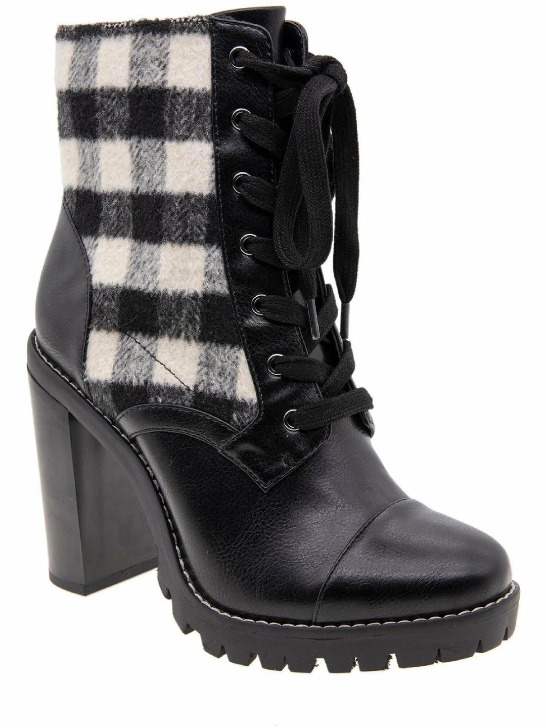 Cheap β BCBGeneration Pilas π© Womens Faux Leather Lace-Up Booties π₯° - Image 4