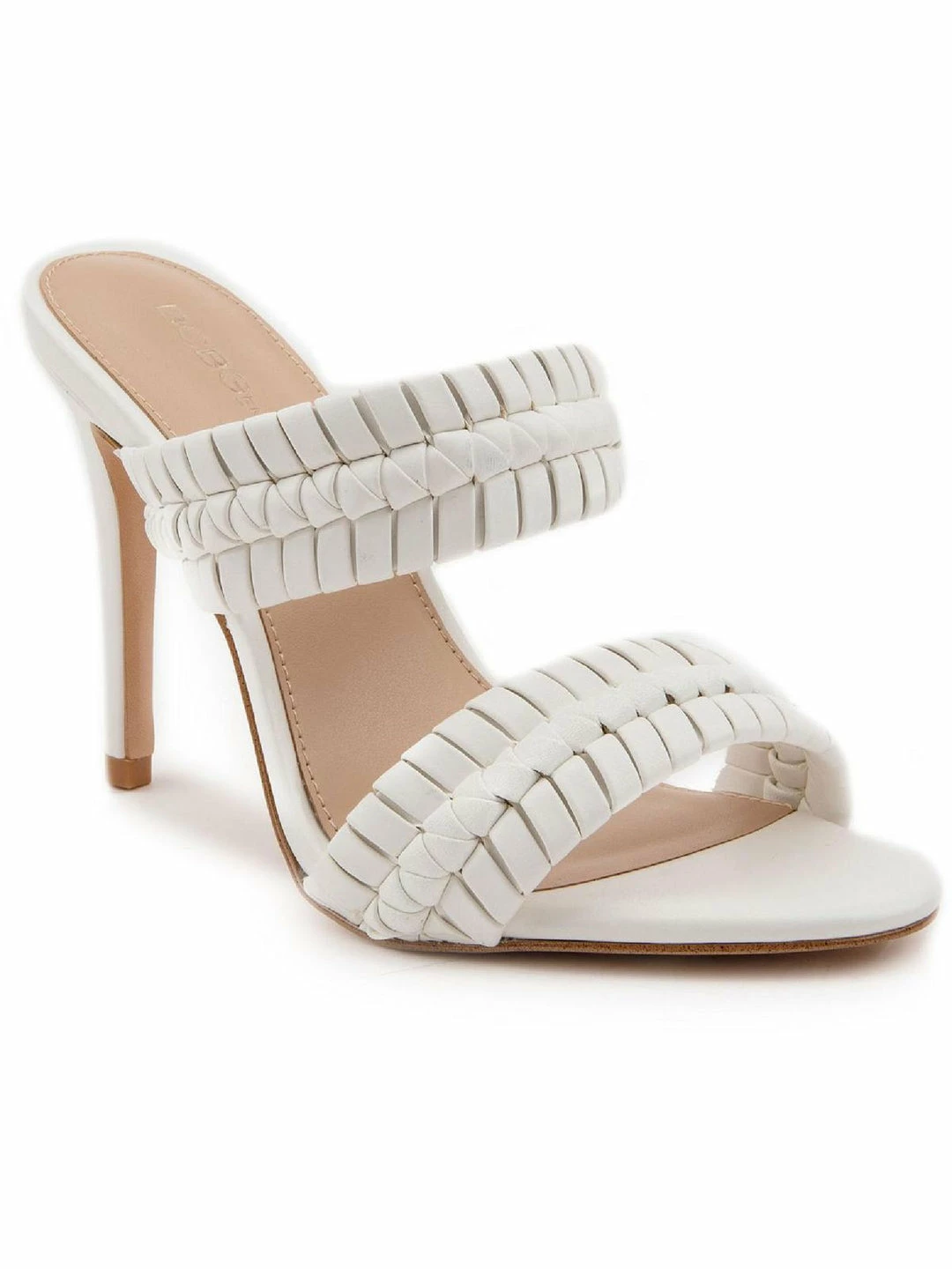 Coupon π BCBGeneration Jendi π© Womens Faux Leather Woven Heel π©΄ Sandals π₯°