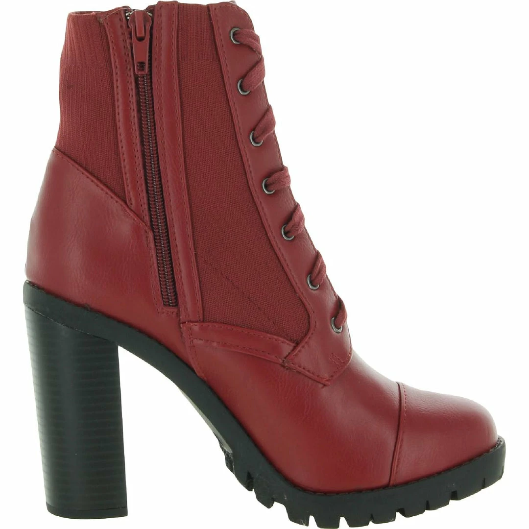 Cheap β BCBGeneration Pilas π© Womens Faux Leather Lace-Up Booties π₯° - Image 2
