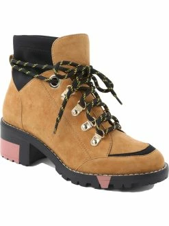 Brand new ⭐ BCBGeneration Nalli 👩 Womens Suede Block Heel Hiking 🥾 Boots 🔔