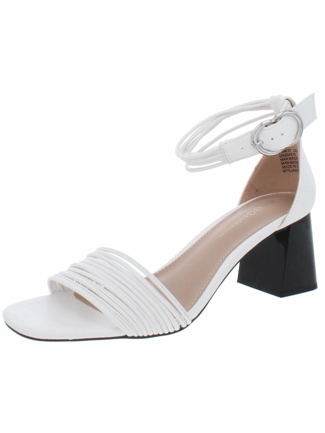 Coupon π BCBGeneration Deka π© Womens Faux Leather Ankle Strap Heel π©΄ Sandals π