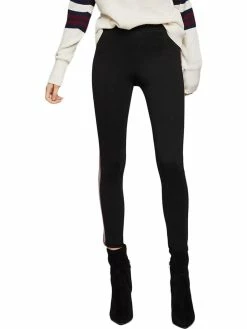 Hot Sale 👍 BCBGeneration 👩 Womens Ponte Pleather Trim Leggings 🔔