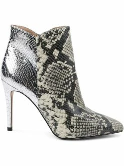 Deals ❤️ BCBGeneration Haffi 👩 Womens Snake Print 👠 Heels Ankle 🥾 Boots ⌛