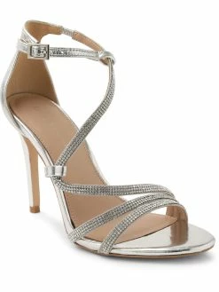 New 🛒 BCBGeneration Jalila 2 👩 Womens Leather Rhinestone Evening 🩴 Sandals 🎉