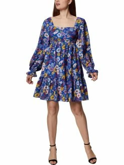 Best Sale β¨ BCBGeneration π© Womens Floral Print Knee Length Fit & Flare π Dress π