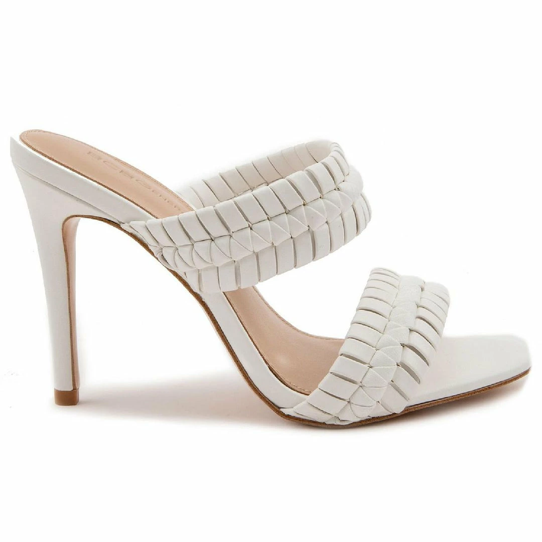 Coupon π BCBGeneration Jendi π© Womens Faux Leather Woven Heel π©΄ Sandals π₯° - Image 2