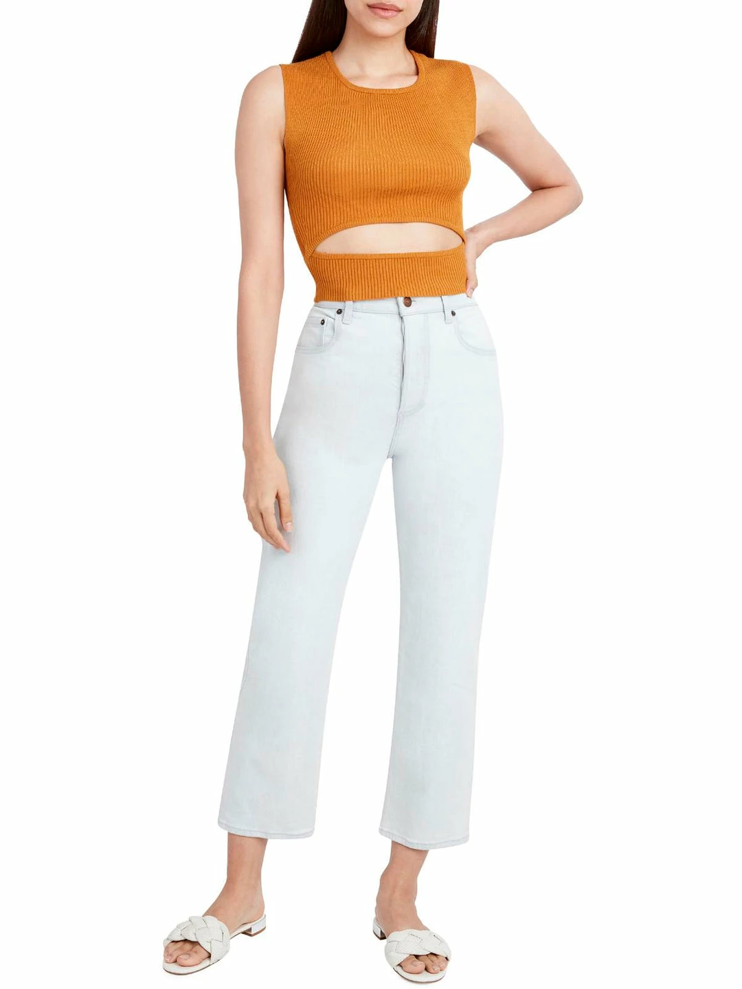 Promo ๐ BCBGeneration ๐ฉ Womens Knit Cutout Knit Top ๐คฉ