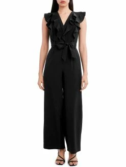 Best Pirce π BCBGeneration π© Womens V-Neck Sleeveless Jumpsuit π