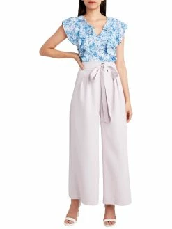 Best deal π BCBGeneration π© Womens Woven Tie Waist Wide Leg Pants π