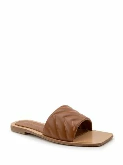 Best reviews of βοΈ BCBGeneration Ibana π© Womens Quilted Square Toe Slide π©΄ Sandals π₯°