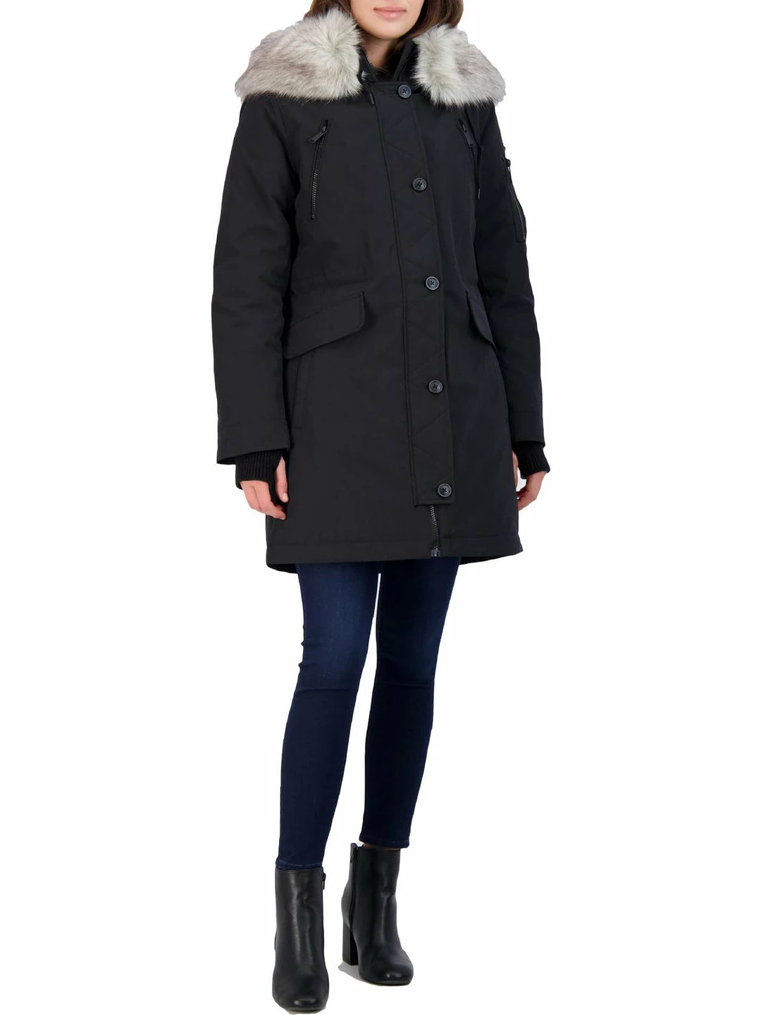 Outlet β BCBGeneration π© Womens Faux Fur Hooded Parka π§₯ Coat β