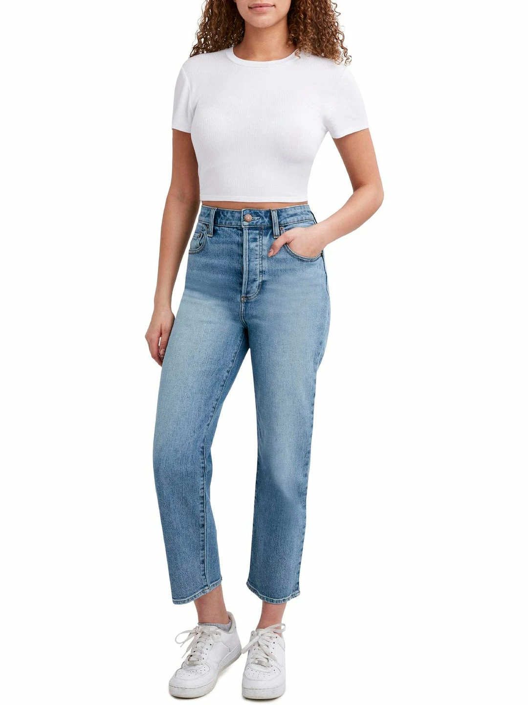 Best Sale 𧨠BCBGeneration π© Womens Cropped Short Sleeve T-Shirt βοΈ - Image 6