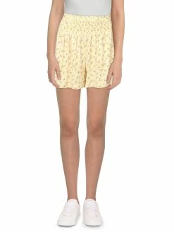 Hot Sale 😍 BCBGeneration 👩 Womens Smocked Midi Walking Shorts ⭐