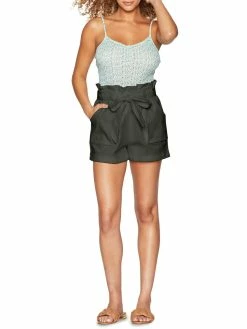 Hot Sale 🎁 BCBGeneration 👩 Womens Woven Belted Shorts ❤️
