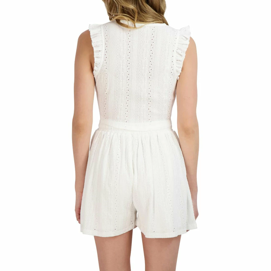 Coupon π BCBGeneration π© Womens Eyelet Ruffle Cropped π₯ - Image 2