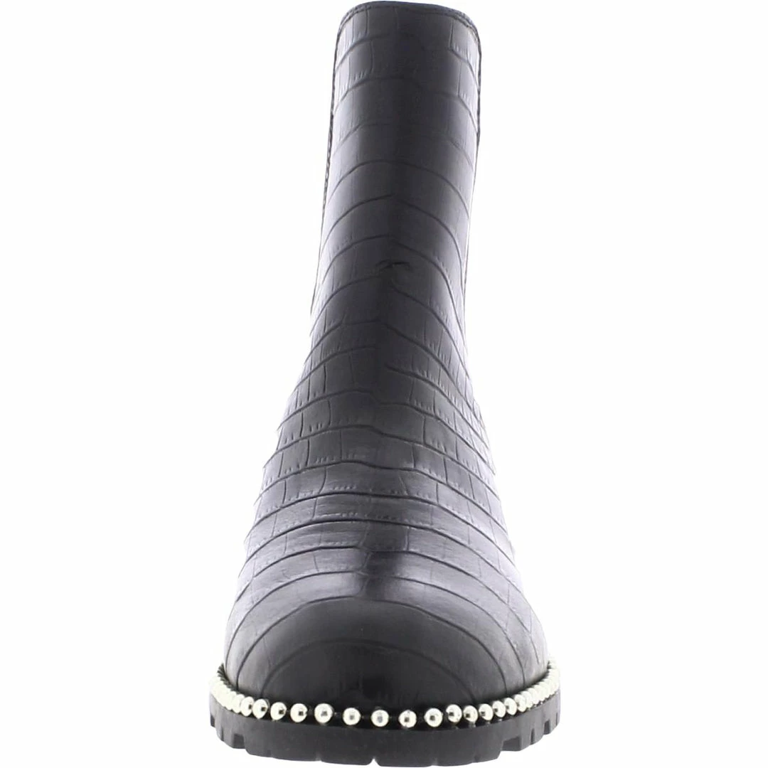 Outlet π₯ BCBGeneration Natti π© Womens Faux Leather Block Heel Chelsea π₯Ύ Boots π - Image 4