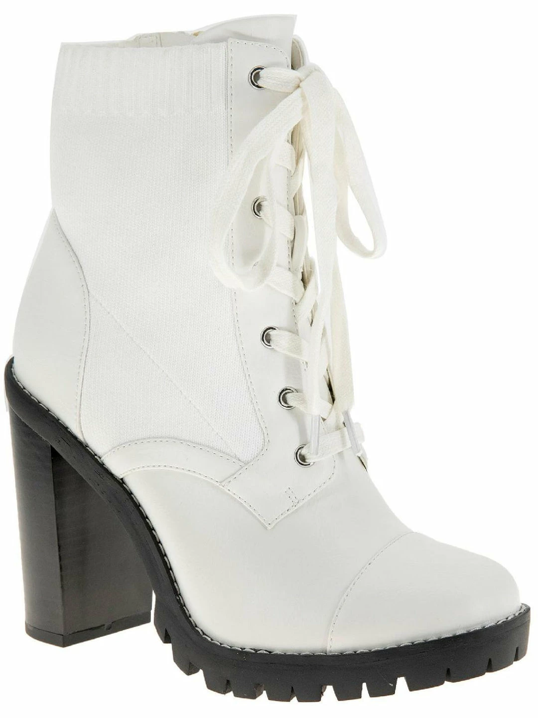 Cheap β BCBGeneration Pilas π© Womens Faux Leather Lace-Up Booties π₯° - Image 6