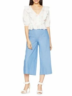 Flash Sale 💯 BCBGeneration 👩 Womens Floral Print Sheer Blouse 😉