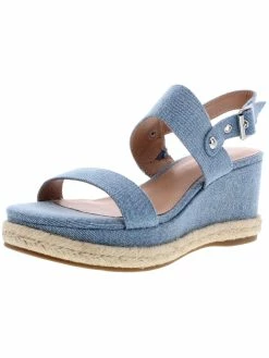 Top 10 🥰 BCBGeneration Allia 👩 Womens Leather Sling Back Wedge 🩴 Sandals ⭐